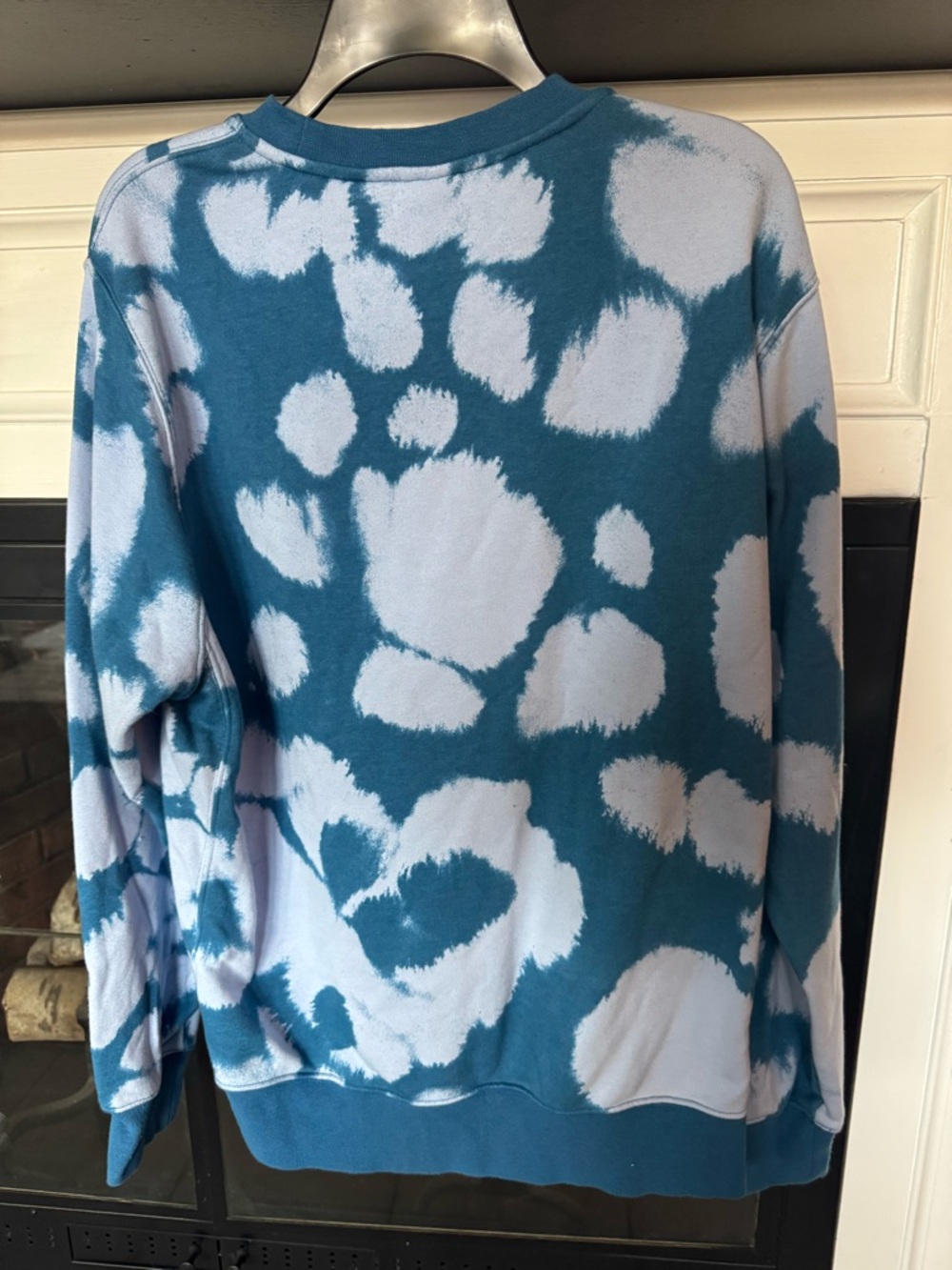 Nike Blue Tie-Dye Crewneck Sweatshirt Unisex - Like New - Picture 2 of 3